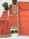 Tew Heavy Chinon Silk With Heavy Embroidery Work Readymade Dresses Wholesale Price In Surat